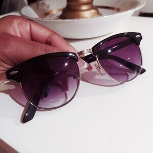 Black and silver sunglasses